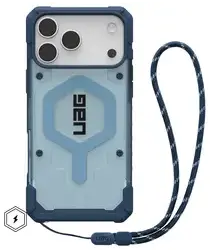 UAG Pathfinder Clear iPhone 17 Pro Max Hoesje MagSafe met Koord Blauw afbeelding