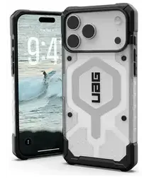 UAG Pathfinder Apple iPhone 17 Pro Max Hoesje MagSafe Back Cover Ice Zilver afbeelding