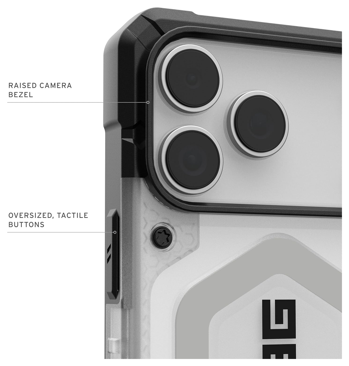 UAG Pathfinder Apple iPhone 17 Pro Max Hoesje MagSafe Back Cover Ice Zilver afbeelding 6
