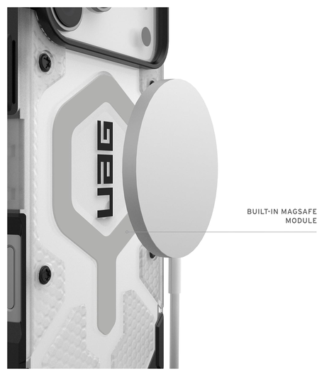 UAG Pathfinder Apple iPhone 17 Pro Max Hoesje MagSafe Back Cover Ice Zilver afbeelding 5
