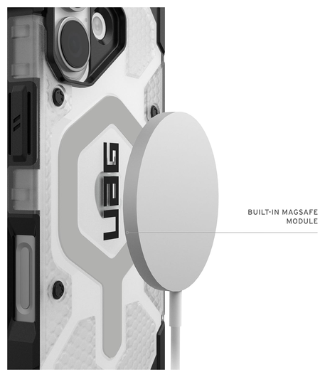 UAG Pathfinder Apple iPhone 17 Hoesje MagSafe Back Cover Ice Zilver afbeelding 5