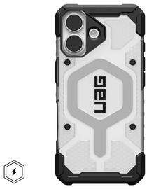 UAG Pathfinder Clear Apple iPhone 17 Hoesje MagSafe Back Cover Ice / Zilver afbeelding