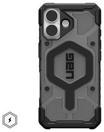 Urban Armor Gear Pathfinder Clear Apple iPhone 17 Hoesje Back Cover Ash / Zwart afbeelding