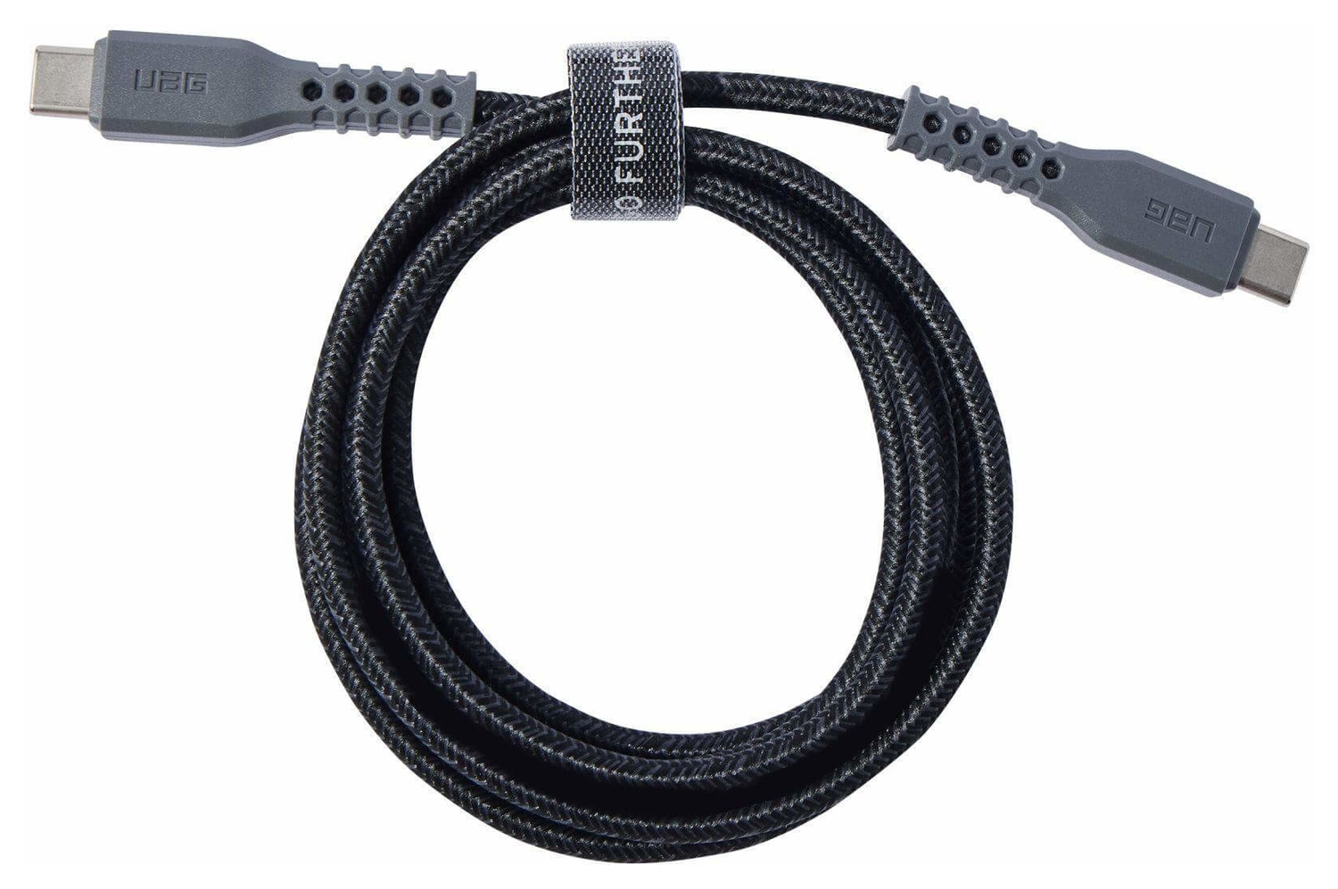 UAG USB-C naar USB-C Kabel 60W Power Delivery 1.2M Grijs (10-Pack) afbeelding 4