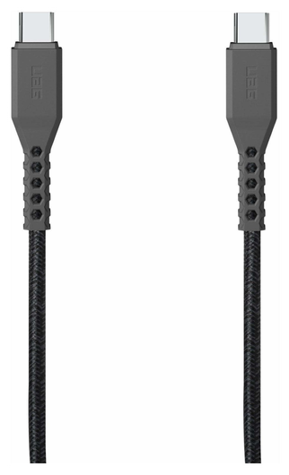 UAG USB-C naar USB-C Kabel 60W Power Delivery 1.2M Grijs (10-Pack) afbeelding 2