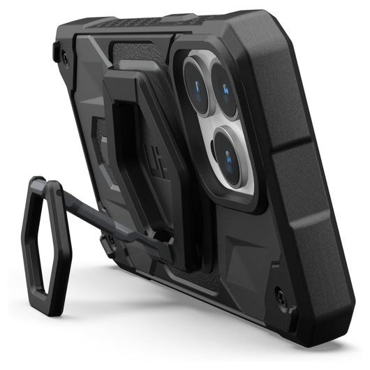 UAG Magnetic Ring Stand MagSafe Standaard en Houder voor Telefoons Zwart Zilver afbeelding 5