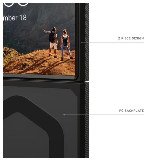 UAG Mouve Samsung Galaxy Z Flip 7 Hoesje MagSafe Back Cover Ash afbeelding 2