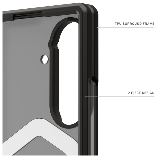 UAG Mouve Samsung Galaxy Z Fold 7 Hoesje MagSafe Back Cover Ash afbeelding 7