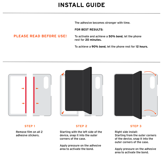 UAG Mouve Samsung Galaxy Z Fold 7 Hoesje MagSafe Back Cover Ice afbeelding 10