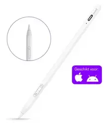 Buddi Flow 2 Universele Stylus Pen voor Android en iPad Wit afbeelding