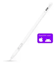 Buddi Flow 2 Universele Stylus Pen voor Android en iPad Wit afbeelding