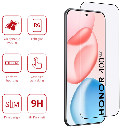 Rosso Honor 400 9H Tempered Glass Screen Protector afbeelding 2