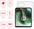Rosso Motorola Razr 60 Ultra 9H Tempered Glass Screen Protector afbeelding 2
