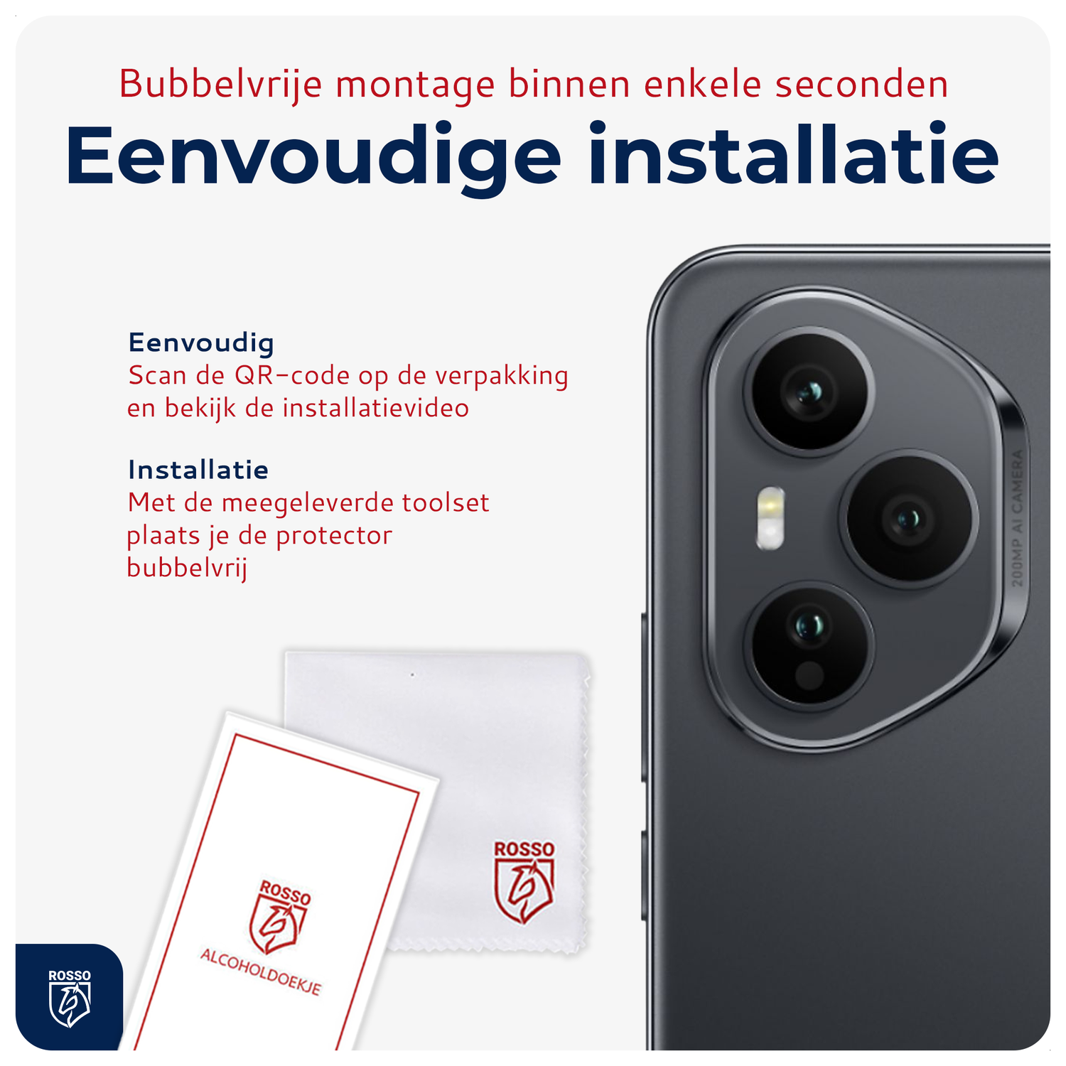 Rosso Honor 400 Pro Camera Lens Protector Transparant afbeelding 7