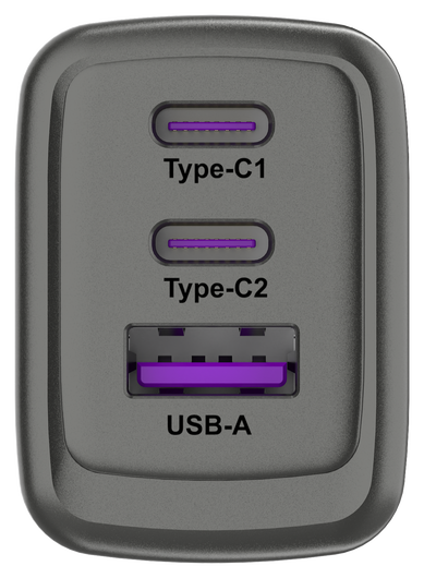Buddi Power 65W 2x USB-C + USB-A Oplader met USB-C Kabel 2M Grijs afbeelding 20