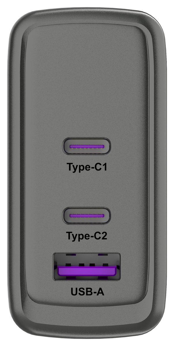 Buddi Power 100W 2x USB-C + USB-A Oplader met USB-C Kabel 1M Grijs afbeelding 21