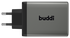 Buddi Power 100W 2x USB-C + USB-A Oplader met USB-C Kabel 1M Grijs afbeelding 2