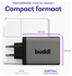 Buddi Power 100W 2x USB-C + USB-A Oplader met USB-C Kabel 1M Grijs afbeelding 4