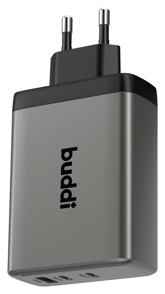 Buddi Power 100W 2x USB-C + USB-A Oplader met USB-C Kabel 2M Grijs afbeelding 19