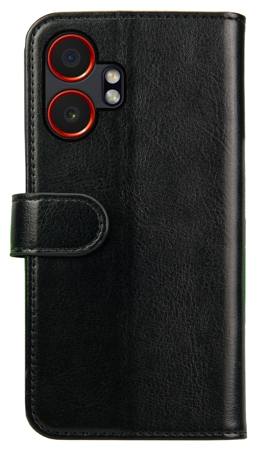 Rosso Element Samsung Galaxy Xcover 7 Pro Hoesje Book Case Wallet Zwart afbeelding 2