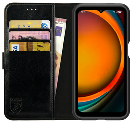 Rosso Element Samsung Galaxy Xcover 7 Pro Hoesje Book Case Wallet Zwart afbeelding