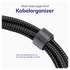 Buddi Power 100W 2x USB-C + USB-A Oplader met USB-C Kabel 3M Grijs afbeelding 16