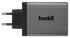 Buddi Power 100W 2x USB-C + USB-A Oplader met USB-C Kabel 3M Grijs afbeelding 2