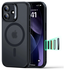 ESR Classic Hybrid iPhone 17 Hoesje MagSafe Back Cover Frosted Zwart