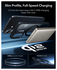 ESR Classic Hybrid iPhone 17 Hoesje MagSafe Back Cover Transparant Zwart afbeelding 7