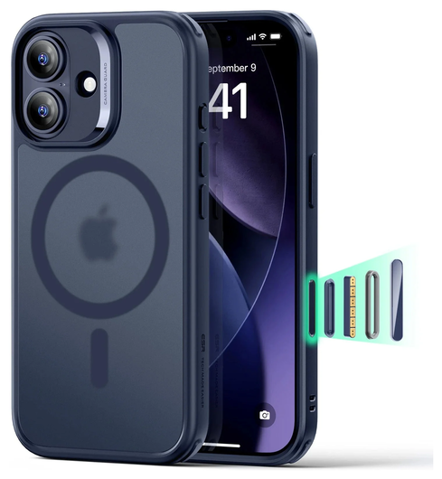 ESR Classic Hybrid iPhone 17 Hoesje MagSafe Back Cover Blauw afbeelding 1