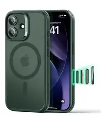 ESR Classic Hybrid iPhone 17 Hoesje MagSafe Back Cover Groen afbeelding