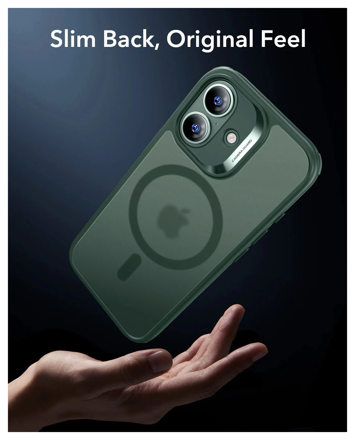 ESR Classic Hybrid iPhone 17 Hoesje MagSafe Back Cover Groen afbeelding 5