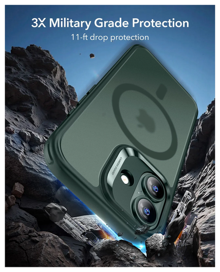 ESR Classic Hybrid iPhone 17 Hoesje MagSafe Back Cover Groen afbeelding 4