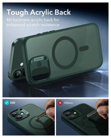 ESR Classic Hybrid iPhone 17 Hoesje MagSafe Back Cover Groen afbeelding 6