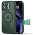 ESR Classic Hybrid iPhone 17 Hoesje MagSafe Back Cover Groen