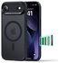 ESR Classic Hybrid iPhone 17 Air Hoesje MagSafe Back Cover Frosted Zwart