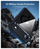 ESR Classic Hybrid iPhone 17 Air Hoesje MagSafe Back Cover Transparant Zwart afbeelding 4