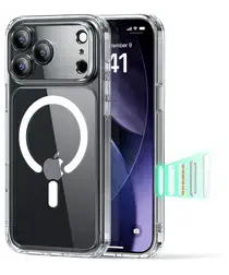 ESR Classic Hybrid iPhone 17 Pro Hoesje MagSafe Back Cover Transparant afbeelding