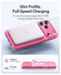ESR Classic Hybrid iPhone 17 Pro Hoesje MagSafe Back Cover Roze afbeelding 7