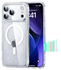 ESR Classic Hybrid iPhone 17 Pro Hoesje MagSafe Back Cover Glitter Transparant