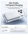 ESR Classic Hybrid iPhone 17 Pro Hoesje MagSafe Back Cover Glitter Transparant afbeelding 6