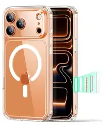 ESR Classic Hybrid iPhone 17 Pro Max Hoesje MagSafe Back Cover Transparant afbeelding