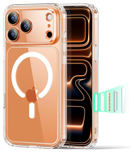 ESR Classic Hybrid iPhone 17 Pro Max Hoesje MagSafe Back Cover Transparant afbeelding 1