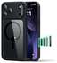 ESR Classic Hybrid iPhone 17 Pro Max Hoesje MagSafe Back Cover Transparant Zwart