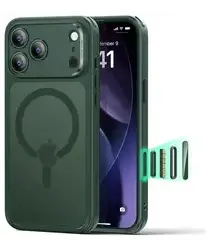 ESR Classic Hybrid iPhone 17 Pro Max Hoesje MagSafe Back Cover Groen afbeelding