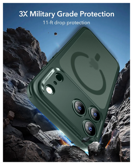ESR Classic Hybrid iPhone 17 Pro Max Hoesje MagSafe Back Cover Groen afbeelding 4