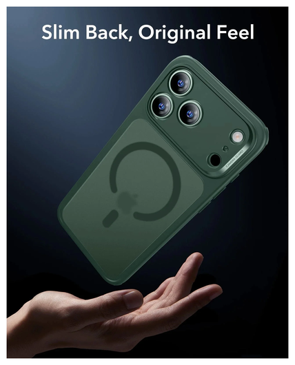 ESR Classic Hybrid iPhone 17 Pro Max Hoesje MagSafe Back Cover Groen afbeelding 6