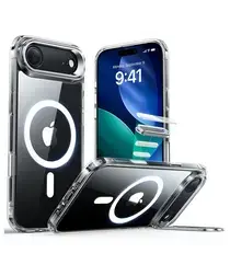 ESR Classic Hybrid MagSafe iPhone Air Hoesje Stand Transparant afbeelding