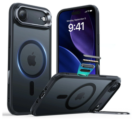 ESR Classic Hybrid MagSafe iPhone Air Hoesje Stand Frosted Zwart