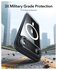 ESR Classic Hybrid MagSafe iPhone 17 Air Hoesje Stand Transparant Zwart afbeelding 3